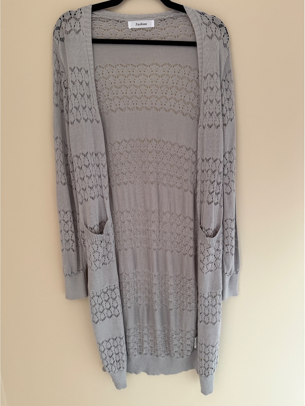 M lightweight duster w/ snack pockets